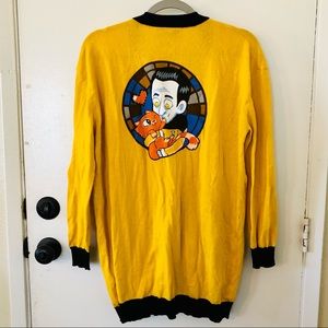 Star Trek Next Generation Loot Wear Exclusive Boyfriend Cardigan Yellow Sz XL